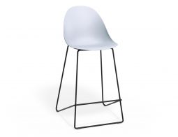 P 1 Pebble Kitchenstool Palebluev3seat Blackframe