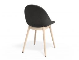 P 2 Pebble Chair Greyfabricseat Beechbase