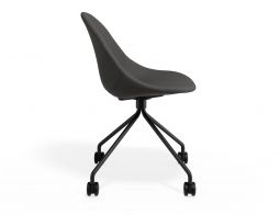 P 3 Pebble Chair Greyfabricseat Pyramidcastors