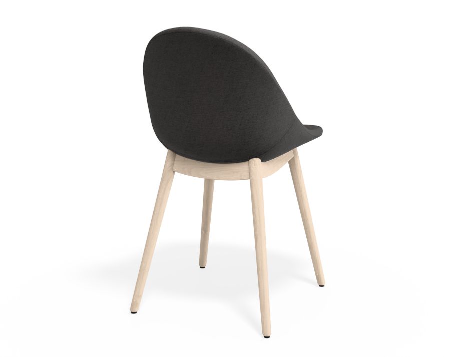 P 2 Pebble Chair Greyfabricseat Beechbase