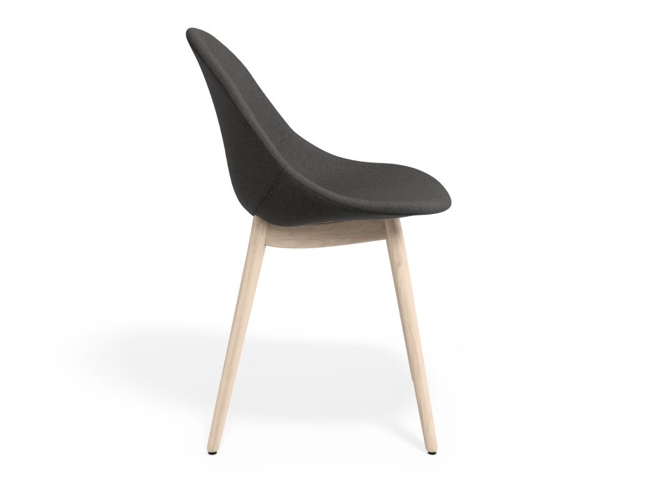 P 3 Pebble Chair Greyfabricseat Beechbase
