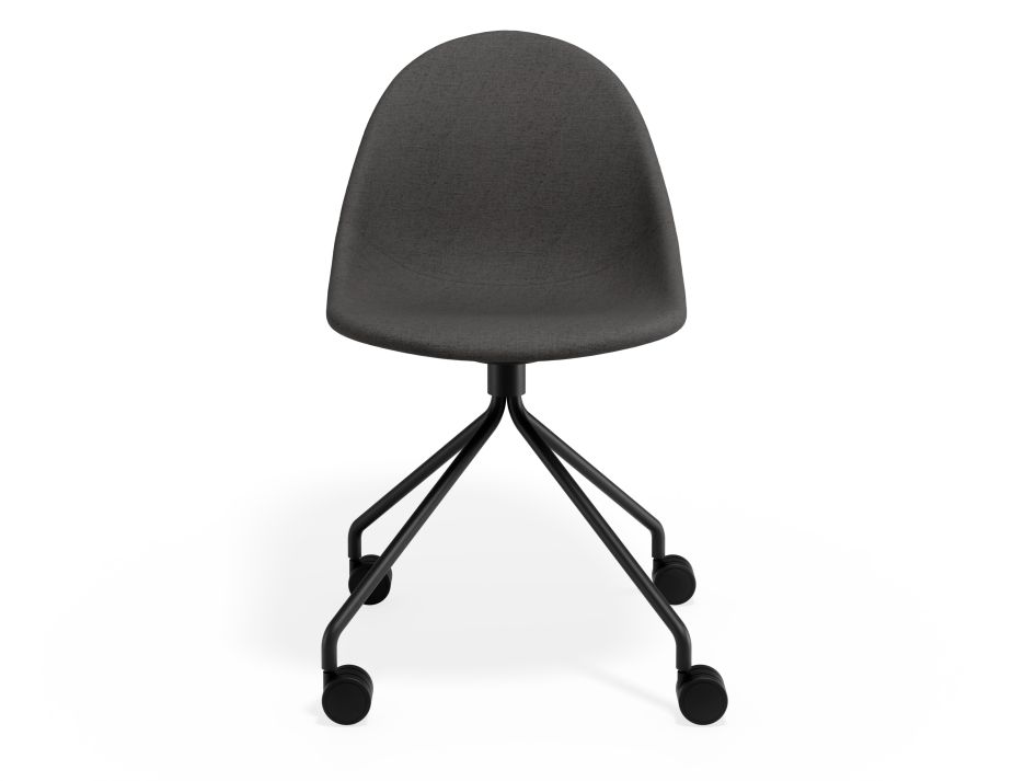 P 4 Pebble Chair Greyfabricseat Pyramidcastors