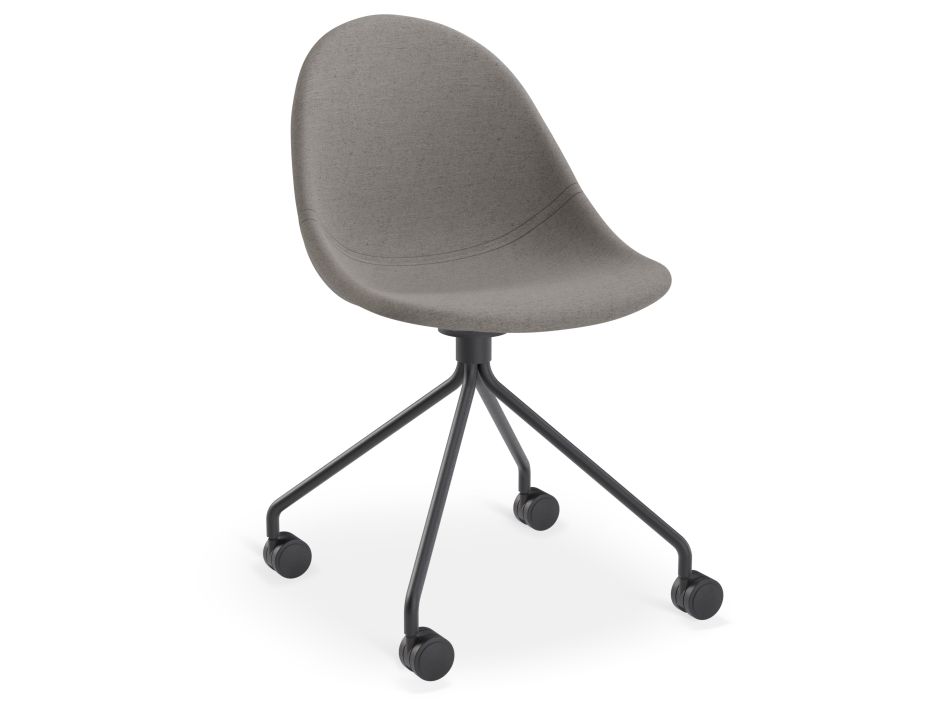 Senchuan Dark Grey Fabric Office Chair 1 V2