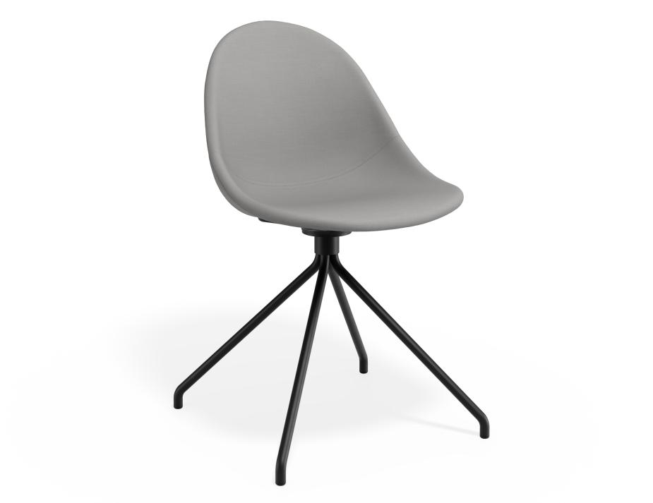 P 1 Pebble Chair Cloudgreyfabricseat Pyramidfixed