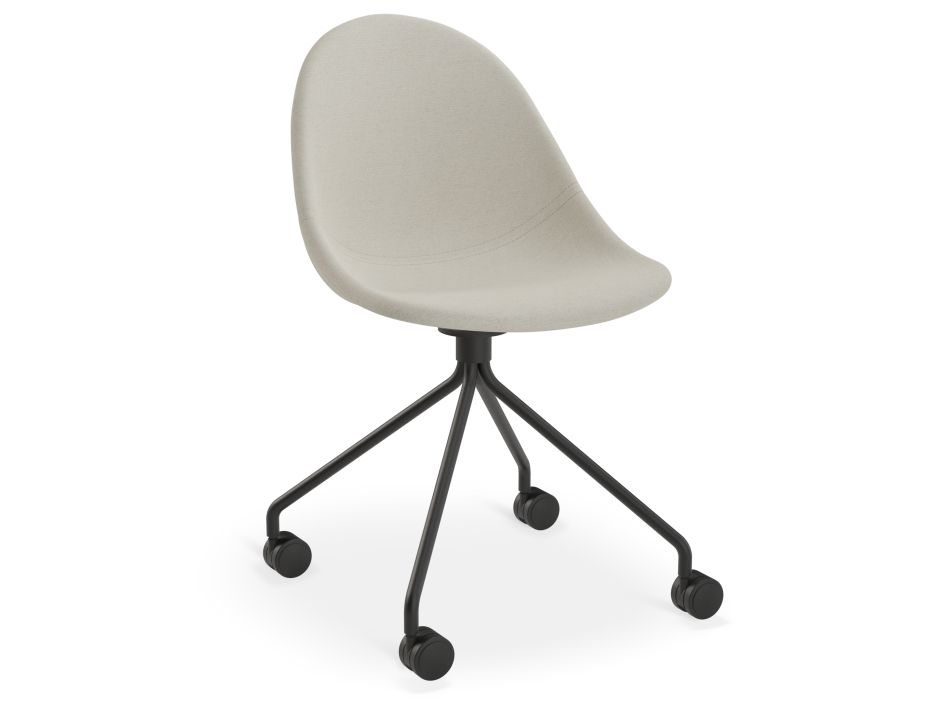 Senchuan Light Grey Fabric Office Chair 1 V2