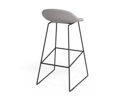 P 2 Pop 75cm Lightgreyfabric Blackframe