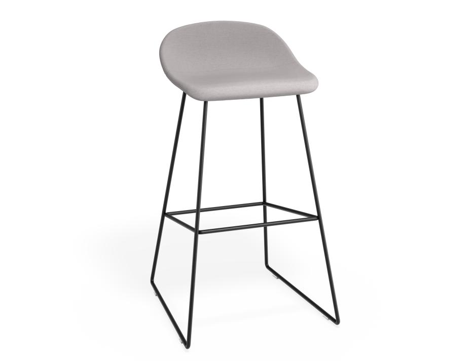 P 1 Pop 75cm Lightgreyfabric Blackframe