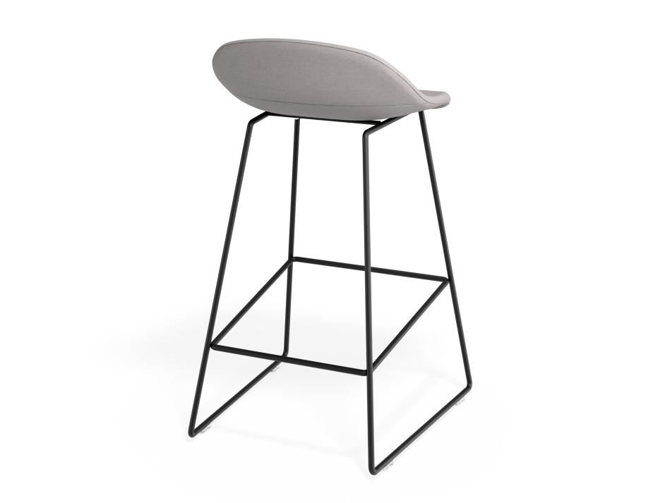 P 2 Pop 65cm Lightgreyfabric Blackframe