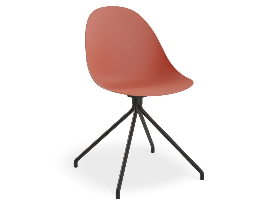 Pebble Coral Swivel Chair 11