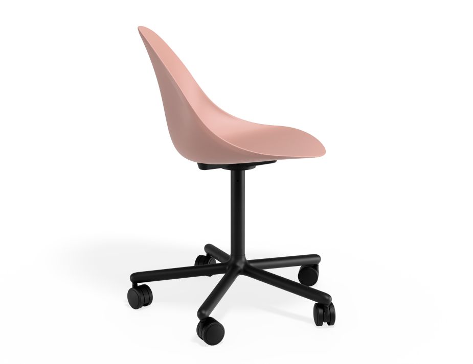 P 3 Pebble Chair Pinkseat Swivelcastors