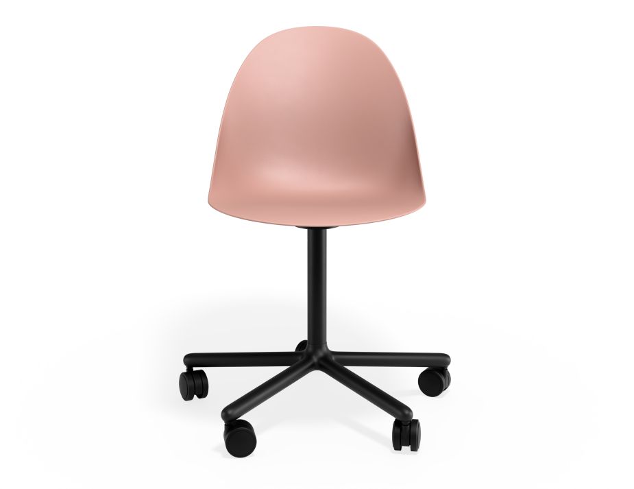 P 4 Pebble Chair Pinkseat Swivelcastors