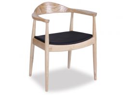 Hans Wegner Round Arm Chair Natural