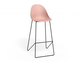 Bar Stool 76cm Seat Height - Black Frame image