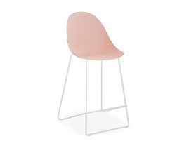 Counter Stool 66cm Seat Height - White Frame image
