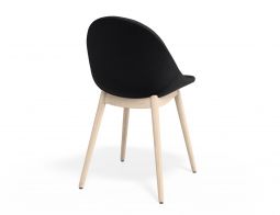 P 2 Pebble Chair Anthracitefabricseat Beechbase