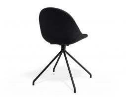 P 2 Pebble Chair Anthracitefabricseat Pyramidfixed