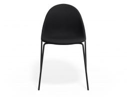 P 4 Pebble Chair Anthracitefabricseat 4postblack