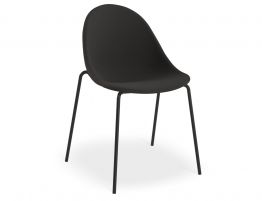 Pebble Anthracite Fabric Upholstered Chair