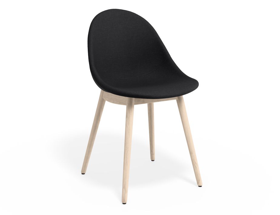 P 1 Pebble Chair Anthracitefabricseat Beechbase