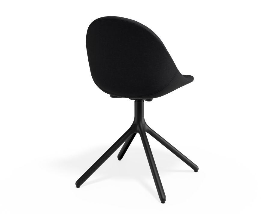 P 2 Pebble Chair Anthracitefabricseat Swivelbase