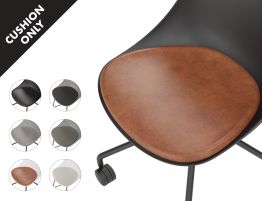 Upholstered Round Seat Pad for Pebble Shell