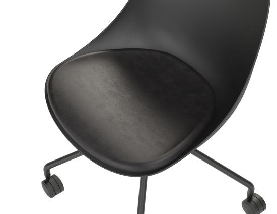 Upholstered Round Seat Pad for Pebble Shell