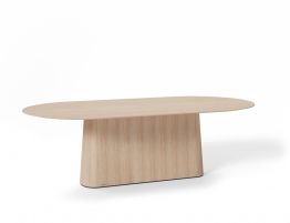 P.O.V. Table 465 Oval - European Oak - By TON