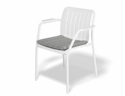 Roku Armchaircushion White Lightgrey1