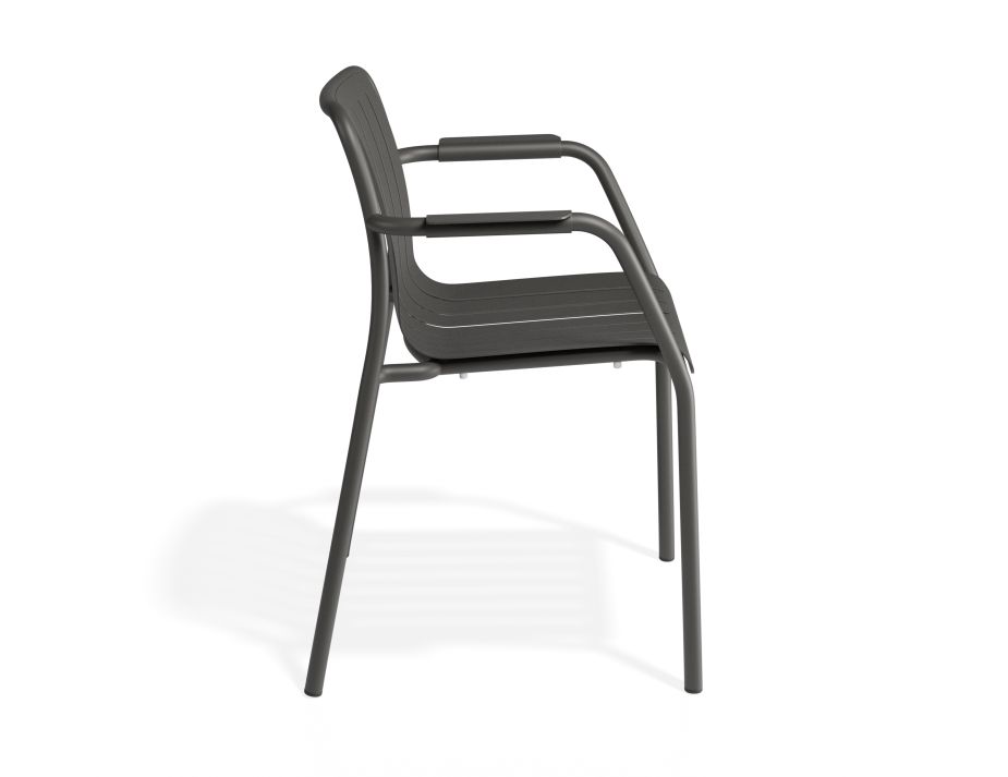 P 3 Roku Armchair Charcoa
