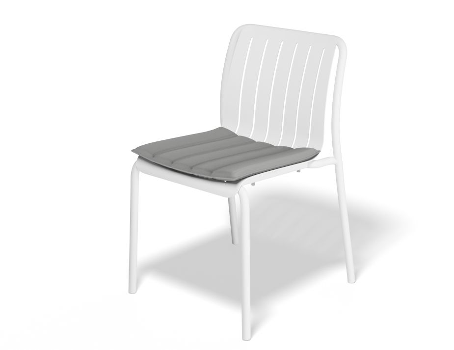 Roku Chaircushion White Lightgrey1