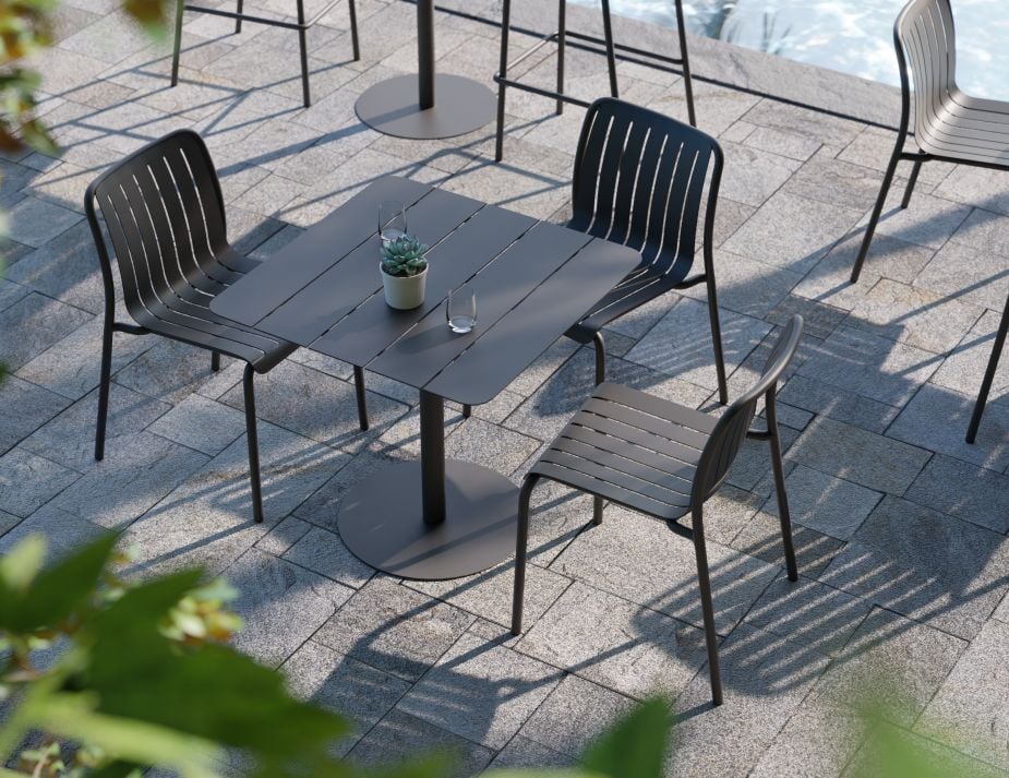 Grey Charcoal Outdoor Chair