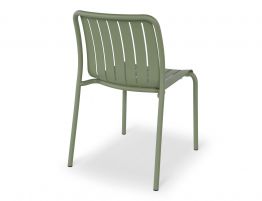 Roku Outdoor Dining Chair in Matt Eucalyptus Green