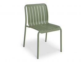 Roku Outdoor Dining Chair in Matt Eucalyptus Green