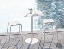 White Stool For Outdoors