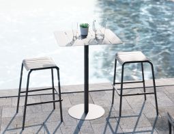 Charcoal Backless Stool