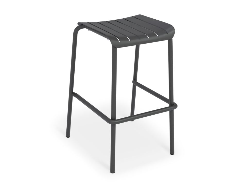 Backless Stool Charcoal MAIN BIG