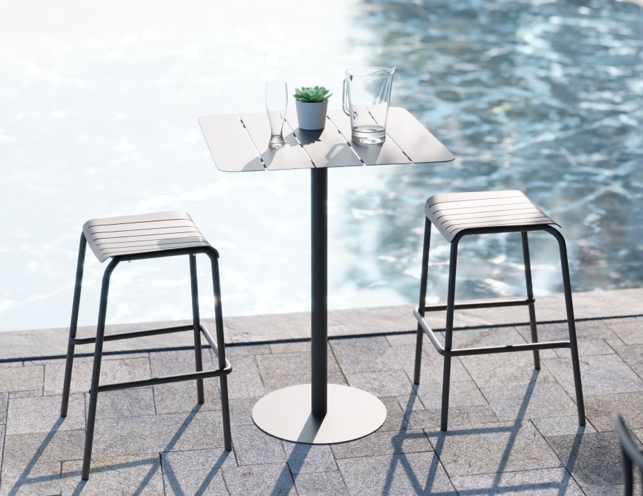 Outdoor backless sales bar stools