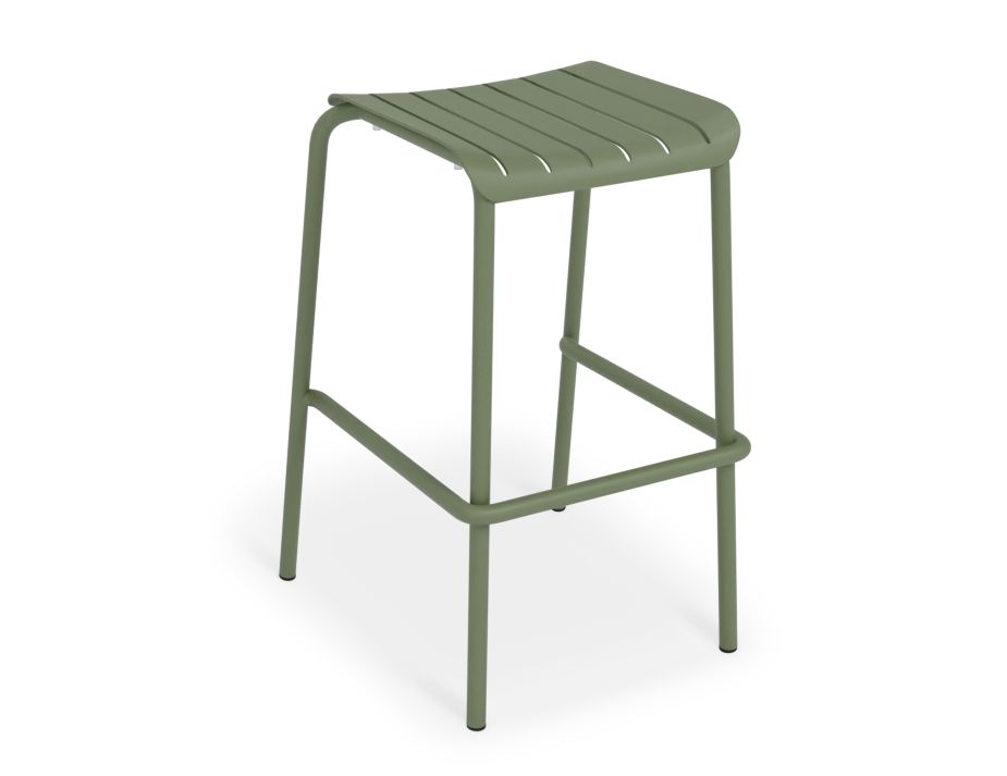 Backless Stool Green MAIN BIG