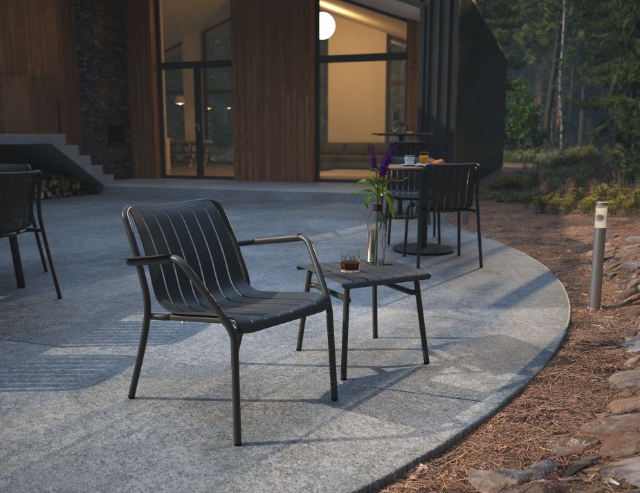 L 1 Roku Loungeset Charcoal
