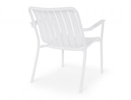 Roku Outdoor Lounge Chair in Matt White