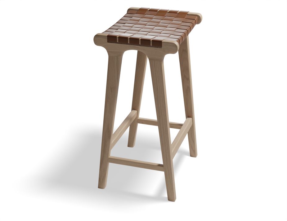 Brooklyn Barstool Naturalframe Tanleather 2