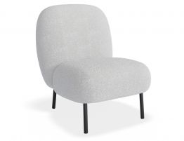 Moulon Lounge Chair - Stone Boucle