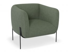 Belle Lounge Chair - Kelp Green