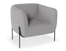 Belle Lounge Chair - Cloud Grey