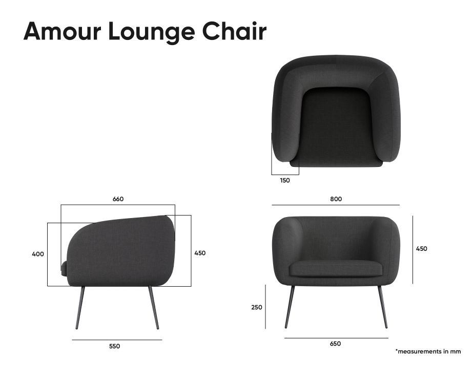 Size of lounge chair 2025