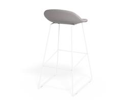 P 2 Pop 75cm Lightgreyfabric Whiteframe