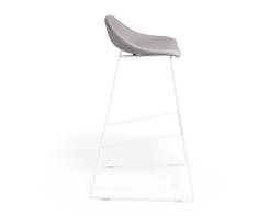 P 3 Pop 75cm Lightgreyfabric Whiteframe