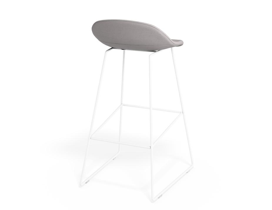 P 2 Pop 75cm Lightgreyfabric Whiteframe
