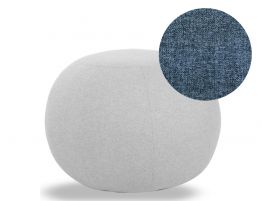 Ronde Pouf in Azure Blue - Small