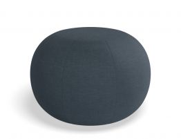 Ronde Pouf in Midnight Blue - Small